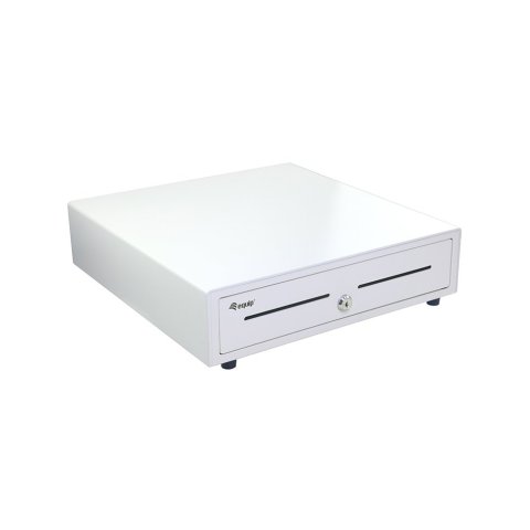 Tpv Cajon Portamonedas Equip Apertura Manual Y Automatica Conector Rj11 Color Blanco
