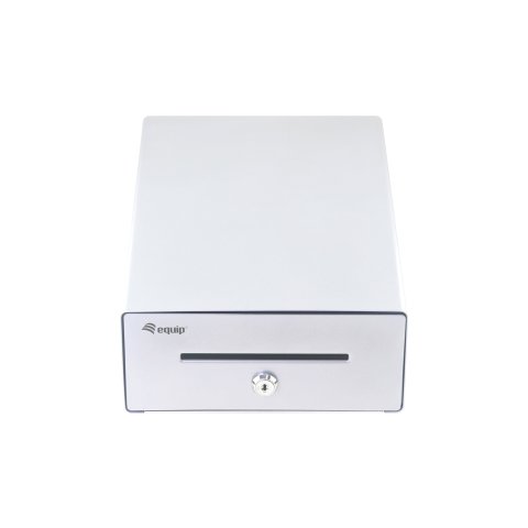Tpv Cajon Portamonedas Equip  Aluminio Apertura Manual Y Automatica Conector Rj11 Color Plata