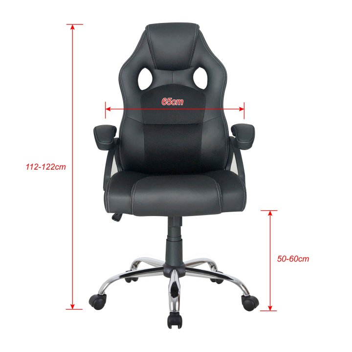 Silla De Oficina Ergonomica Equip Color Negro...