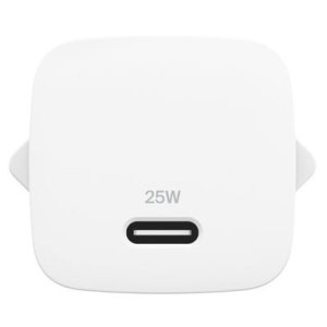 Cargador De Pared Belkin Wca012kq1mwh-b6 Usb-c Pd 25w + Cable Usb-c A Usb-c 1m Color Blanco 2