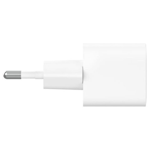 Cargador De Pared Belkin Wca012kq1mwh-b6 Usb-c Pd 25w + Cable Usb-c A Usb-c 1m Color Blanco