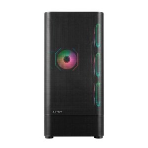 Caja Atx Abysm Danube Sava H500 Ii Air Black 2x3.5"... 2