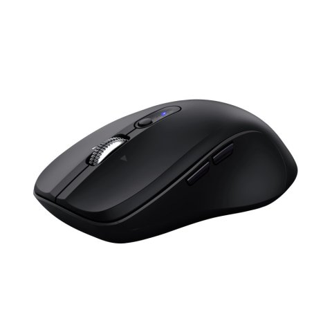 Mouse Trust Wireless Y Bluetooth Ferro Negro 3200 Dpi Ajustable 9 Botones 3 Dispositivos 