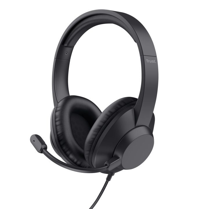 Headset Trust Ayda Max Color Negro Jack 3.5mm Cable 1,8m