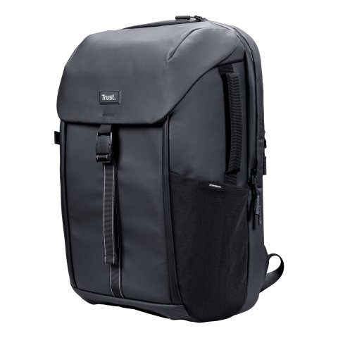 Mochila Trust Jersy Color Negro Para Portatiles Hasta 17" 15 Compartimientos 25l