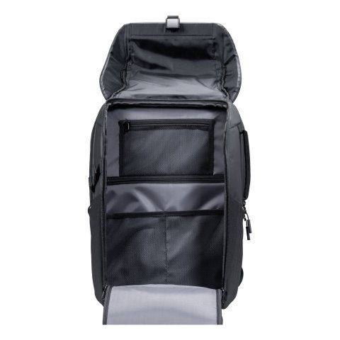 Mochila Trust Jersy Color Negro Para Portatiles Hasta 17" 15 Compartimientos 25l