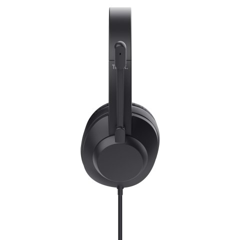 Headset Usb-c Trust Ayda Max Color Negro Cable 1,8m Adaptador Usb-c A Usb-a