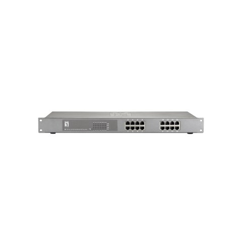 Switch No Gestionable Level One Fep-1612w380 16p 16xpoe 100mb 380w Carcasa Metalica