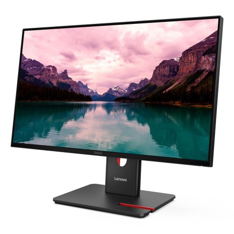 Monitor 24" Hdmi Displayport Vga Lenovo T24-40 Fhd Hub Usb-a Y Usb-c Regulable En Altura Y Pivotante