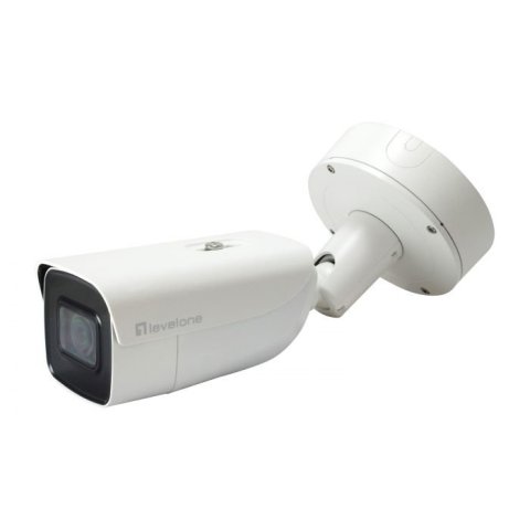Camara Exterior Ip Level One Fcs-5212 Gemini Fija 6mp H.265 Ip67 Poe Audio Bidireccional