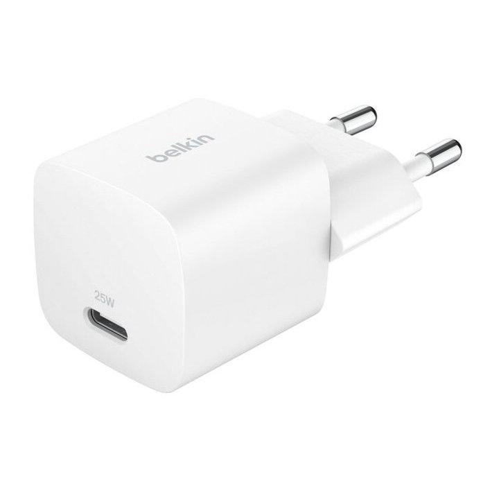 Cargador De Pared Belkin Wca012kqwh Usb-c Pd 25w Color Blanco