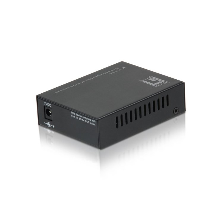 Convertidor Fibra Level One Gvt-2010 Rj45 Ethernet A Sfp Gb Poe Pd
