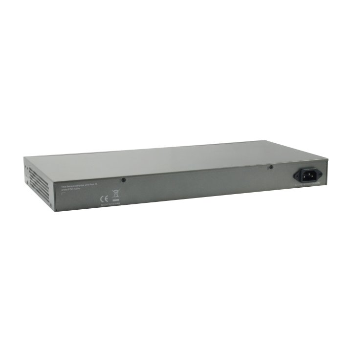 Switch Semigestionable Level One Gep-2651 26p 24xgb Poe 2xgb Rj45 sfp 185w Carcasa Metalica 