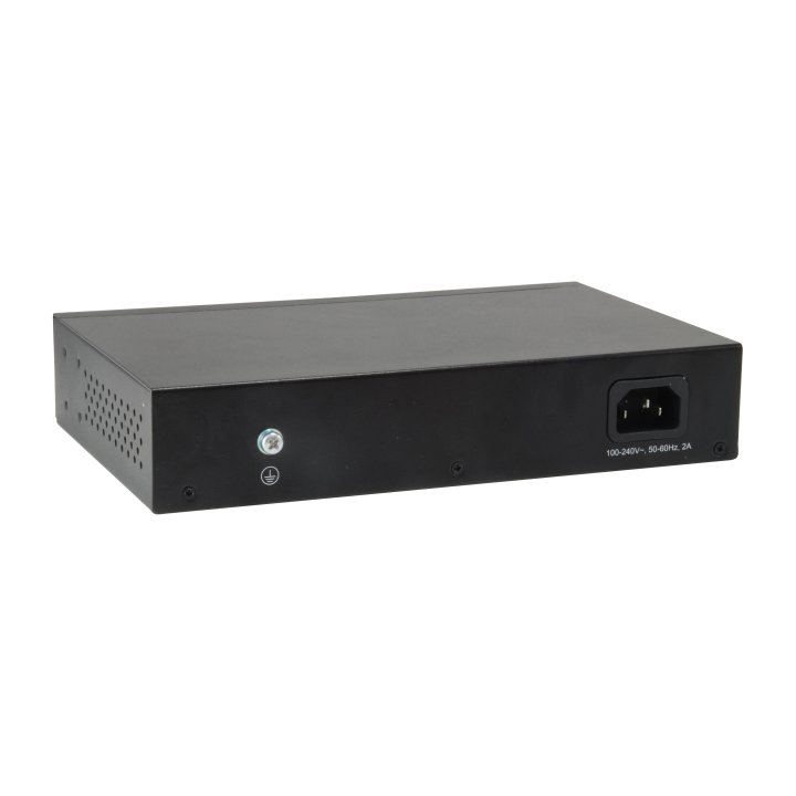 Switch Semigestionable Level One Gep-1051 10p 8xgb Poe 2xgb Sfp 70w Carcasa Metalica 