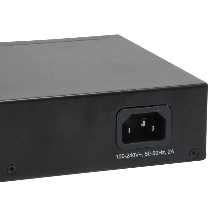 Switch Semigestionable Level One Gep-1051 10p 8xgb Poe 2xgb Sfp 70w Carcasa Metalica 