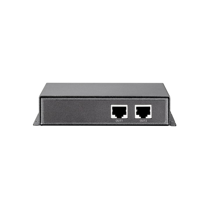 Poe Extender Level One Por-0102 2 Puertos Conectable En Cascada Extiende 100m