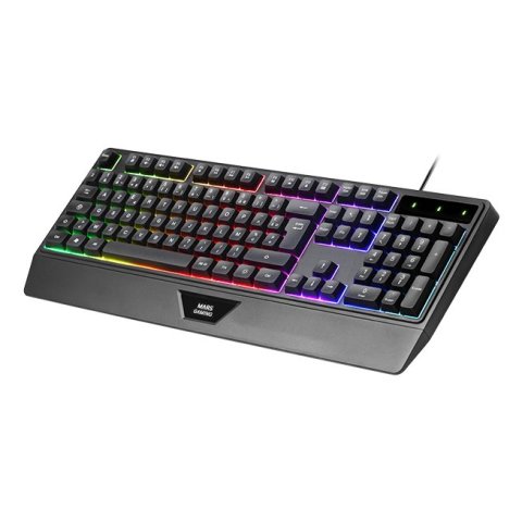 Teclado Mouse Headset Y Alfombrilla Mars Gaming Mcp124profr H-mech Rgb 3200dpi Negro Frances