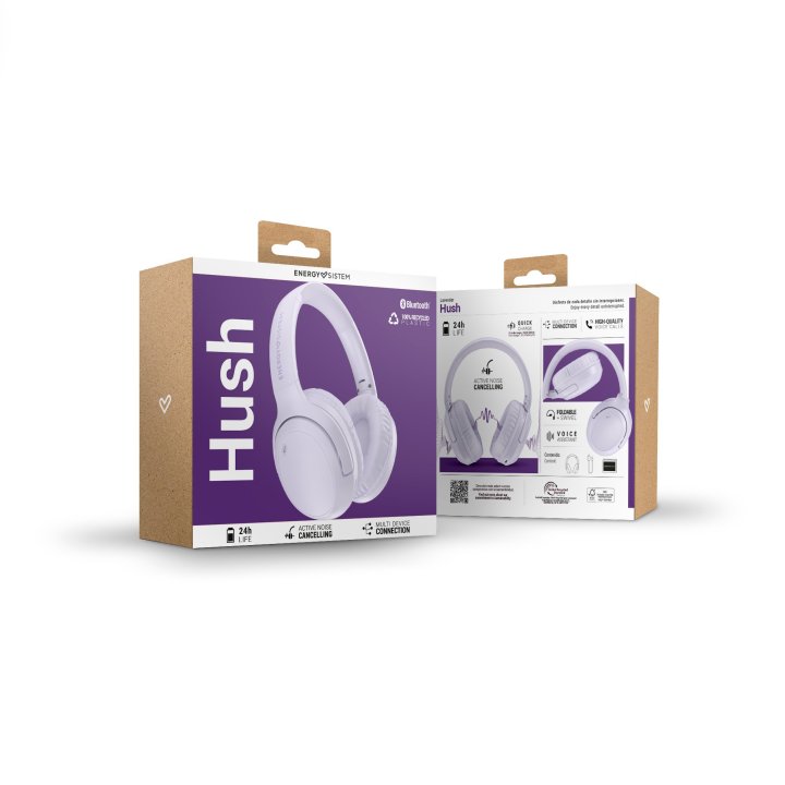 Headset Bluetooth Energy Sistem Hush Bt Anc 24h...