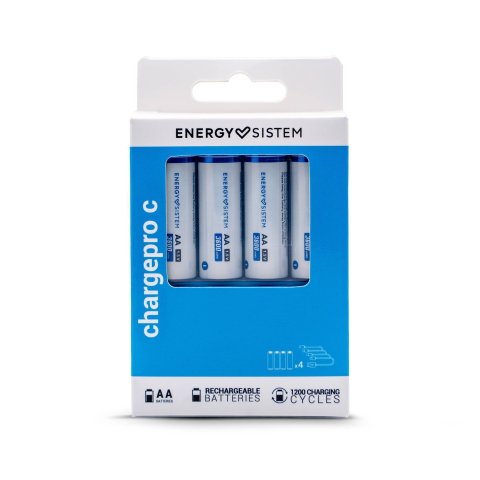 Pilas Aa Recargables Energy Sistem Con Conector Usb-c 740mwh Pack De 4