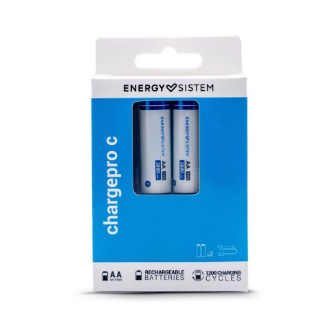 Pilas Aa Recargables Energy Sistem Con Conector Usb-c 740mwh Pack De 2