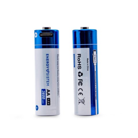 Pilas Aa Recargables Energy Sistem Con Conector...