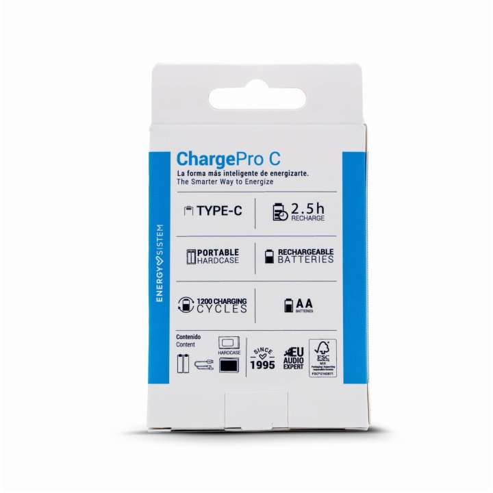 Pilas Aa Recargables Energy Sistem Con Conector...