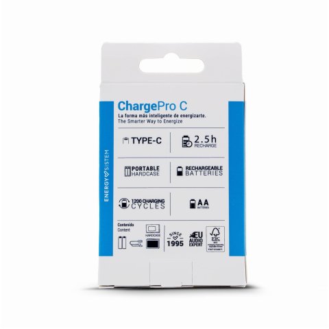 Pilas Aa Recargables Energy Sistem Con Conector...