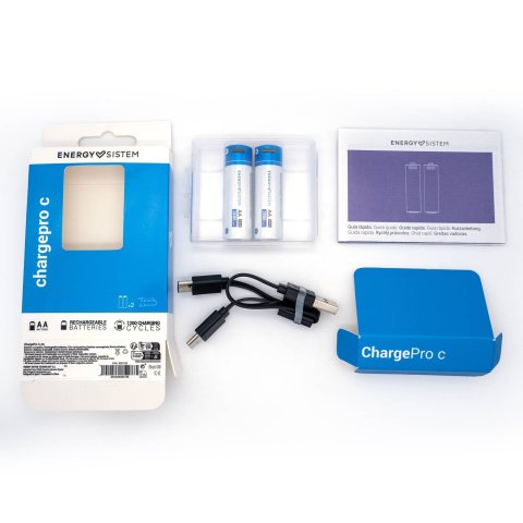 Pilas Aa Recargables Energy Sistem Con Conector...
