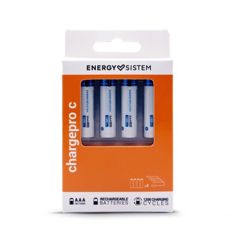 Pilas Aaa Recargables Energy Sistem Con Conector Usb-c 1110mwh Pack De 4