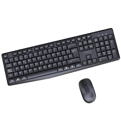 Teclado Y Mouse Approx Wireless Appmx420b 2.4ghz Multimedia 1000dpi Color Negro