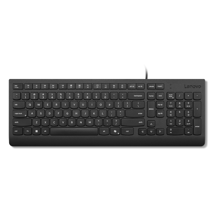 Teclado Lenovo Usb Esencial Corded. Nueva Generacion De Teclados Con Tecla Copilot