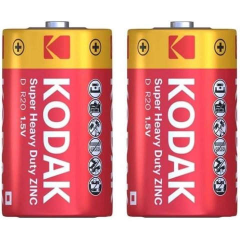Pilas C Lr14 Kodak Extra Heavy Duty Zinc Pack 2...