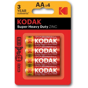 Pilas Aa Kodak Extra Heavy Duty Zinc Lr6 Pack 4 Unidades...