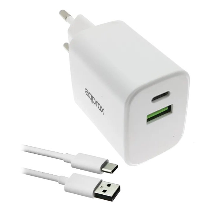 Cargador Usb Approx Appusbwall35w 1xusb-c Pd...