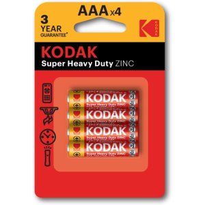 Pilas Aaa Kodak Extra Heavy Duty Zinc Lr3 Pack 4 Unidades...