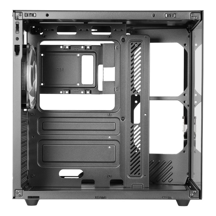 Caja Atx Cube Mars Gaming Mcvone Negra Cristal Continuo Gpu 334mm 1x3.5 2x2.5 