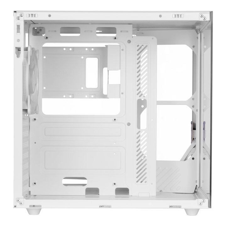 Caja Atx Cube Mars Gaming Mcvonew Blanco Cristal Continuo Gpu 334mm 1x3.5 2x2.5 