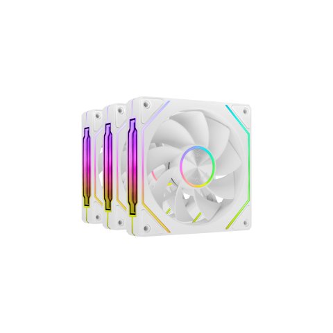 Kit 3xventilador Interno Arg Mars Gaming Mf-linkfinity Kit Blanco Modulares Pwm 120mm Aspas Invertidas