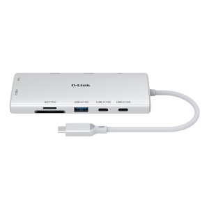 Docking Usb-c D-link Dup-a01 2xhdmi 4k 3xusb3.0 1xusb-c Pd 60w 1xgb Rj45