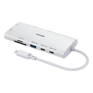 Docking Usb-c D-link Dup-a01 2xhdmi 4k 3xusb3.0 1xusb-c Pd 60w 1xgb Rj45 2