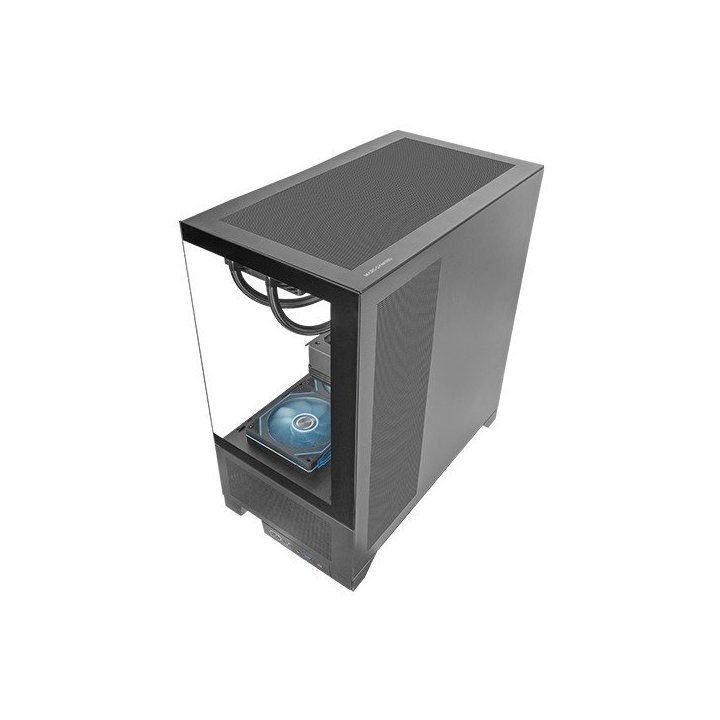 Caja Atx Mars Gaming Mclcdx Negro Cristal Templado Continuo Lcd Gpu 425mm 3x2.5 O 3x3.5