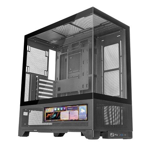Caja Atx Mars Gaming Mclcdx Negro Cristal...