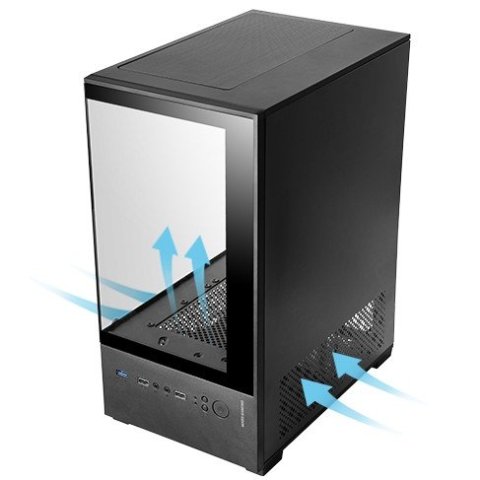 Caja Microatx Gaming Mars Gaming Mc-se2 Black...