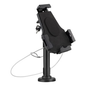 Soporte Para Tablet Tooq Tqtds0812 De 7.9" A 10.5" Con Sistema Antirrobo Color Negro