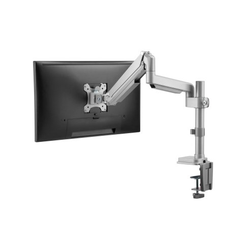 Soporte De Mesa Equip 650112 Para 1 Pantalla 13"-27" De Brazo Hidraulico Inclinable Y Giratorio 360§ Max. Vesa 100x100 Hata 9
