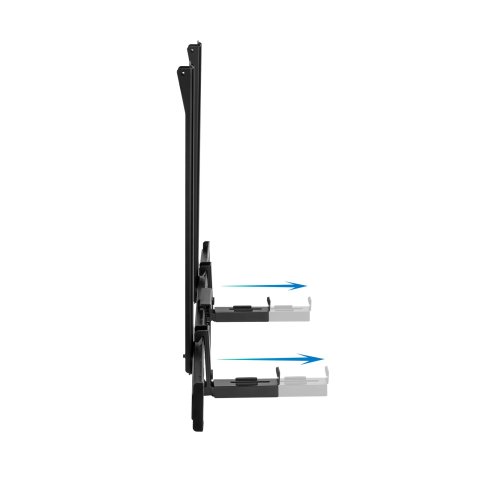 Soporte De Pared Fijo O Vesa Tooq Tqsbm-01 Para Barra De Sonido Max 15kg Color Negro