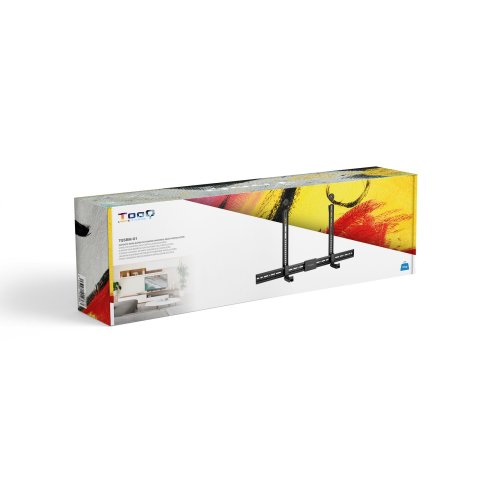 Soporte De Pared Fijo O Vesa Tooq Tqsbm-01 Para Barra De Sonido Max 15kg Color Negro