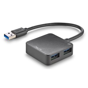 Hub  Usb 3.0 Ngs Ihub Tiny 3.0 4xusb-a Cable Integrado Color Negro