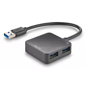 Hub Usb 3.0 Ngs Ihub Tiny 3.0 4xusb-a Cable Integrado Color Negro