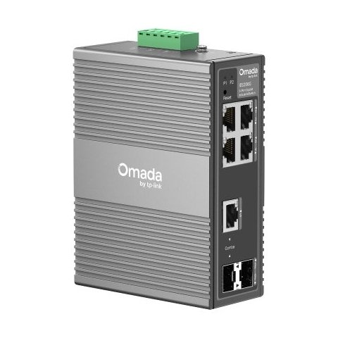 Switch Gestionable L2 Tp-link Ies206g 4xrj45 Gb 1xrj45 sfp Gb 1xsfp Gb Diseño Industrial